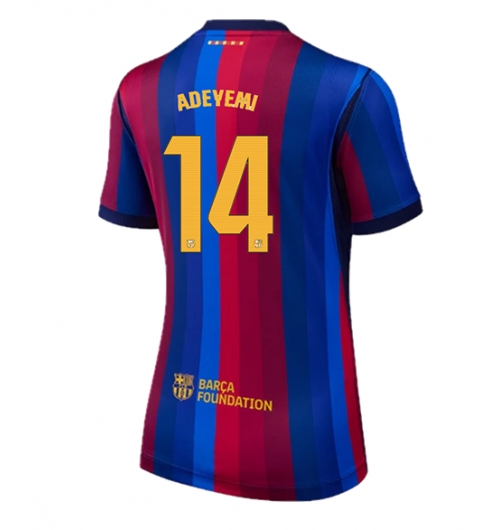 Barcelona Karim Adeyemi #14 Hjemmedrakt Dame 2026-27 Kortermet Barcelona Karim Adeyemi #14 Hjemmedrakt Dame 2026-27 Kortermet