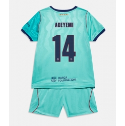 Barcelona Karim Adeyemi #14 Tredjedraktsett Barn 2026-27 Kortermet (+ Korte bukser)