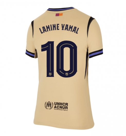 Barcelona Lamine Yamal #10 Bortedrakt Dame 2025-26 Kortermet Barcelona Lamine Yamal #10 Bortedrakt Dame 2025-26 Kortermet