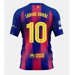 Barcelona Lamine Yamal #10 Hjemmedrakt 2025-26 Kortermet