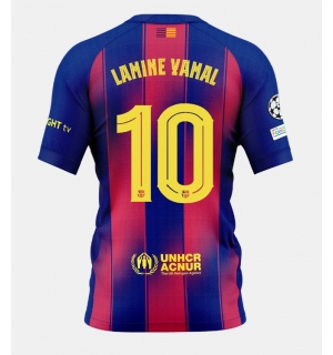 Barcelona Lamine Yamal #10 Hjemmedrakt 2025-26 Kortermet