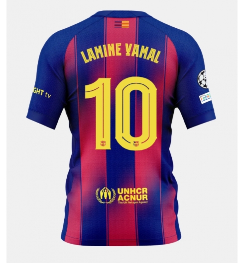 Barcelona Lamine Yamal #10 Hjemmedrakt 2025-26 Kortermet Barcelona Lamine Yamal #10 Hjemmedrakt 2025-26 Kortermet