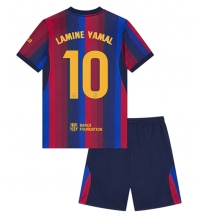 Barcelona Lamine Yamal #10 Hjemmedraktsett Barn 2026-27 Kortermet (+ Korte bukser)