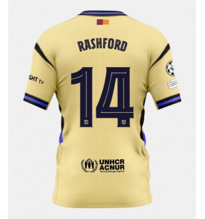 Barcelona Marcus Rashford #14 Bortedrakt 2025-26 Kortermet