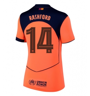 Barcelona Marcus Rashford #14 Tredjedrakt Dame 2025-26 Kortermet