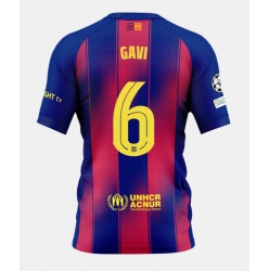 Barcelona Paez Gavi #6 Hjemmedrakt 2025-26 Kortermet