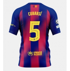 Barcelona Pau Cubarsi #5 Hjemmedrakt 2025-26 Kortermet