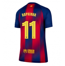Barcelona Raphinha Belloli #11 Hjemmedrakt Dame 2025-26 Kortermet