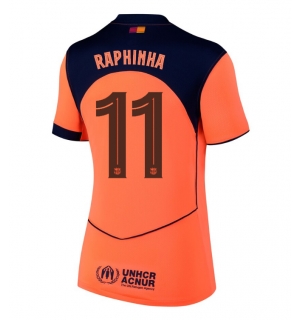 Barcelona Raphinha Belloli #11 Tredjedrakt Dame 2025-26 Kortermet