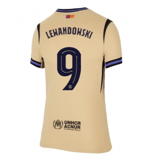 Barcelona Robert Lewandowski #9 Bortedrakt Dame 2025-26 Kortermet