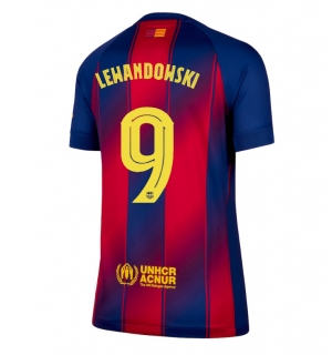 Barcelona Robert Lewandowski #9 Hjemmedrakt Dame 2025-26 Kortermet