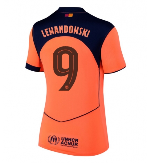 Barcelona Robert Lewandowski #9 Tredjedrakt Dame 2025-26 Kortermet Barcelona Robert Lewandowski #9 Tredjedrakt Dame 2025-26 Kortermet