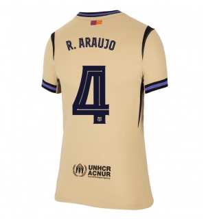 Barcelona Ronald Araujo #4 Bortedrakt Dame 2025-26 Kortermet