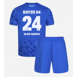 Bayer Leverkusen Aleix Garcia #24 Tredjedraktsett Barn 2025-26 Kortermet (+ Korte bukser)