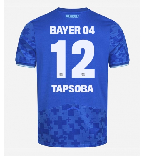 Bayer Leverkusen Edmond Tapsoba #12 Tredjedrakt 2025-26 Kortermet Bayer Leverkusen Edmond Tapsoba #12 Tredjedrakt 2025-26 Kortermet