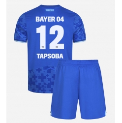 Bayer Leverkusen Edmond Tapsoba #12 Tredjedraktsett Barn 2025-26 Kortermet (+ Korte bukser)