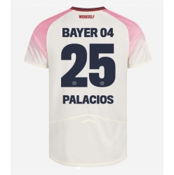 Bayer Leverkusen Exequiel Palacios #25 Bortedrakt 2025-26 Kortermet