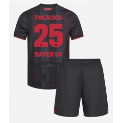 Bayer Leverkusen Exequiel Palacios #25 Hjemmedraktsett Barn 2025-26 Kortermet (+ Korte bukser)