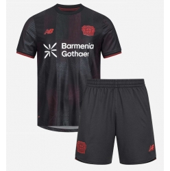 Bayer Leverkusen Hjemmedraktsett Barn 2025-26 Kortermet (+ Korte bukser)
