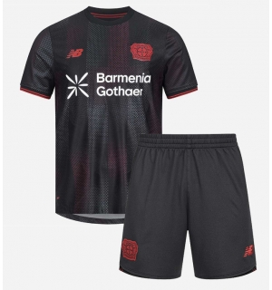 Bayer Leverkusen Hjemmedraktsett Barn 2025-26 Kortermet (+ Korte bukser)