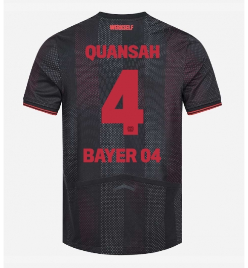 Bayer Leverkusen Jarell Quansah #4 Hjemmedrakt 2025-26 Kortermet Bayer Leverkusen Jarell Quansah #4 Hjemmedrakt 2025-26 Kortermet