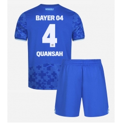Bayer Leverkusen Jarell Quansah #4 Tredjedraktsett Barn 2025-26 Kortermet (+ Korte bukser)
