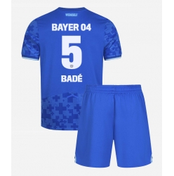 Bayer Leverkusen Loic Bade #5 Tredjedraktsett Barn 2025-26 Kortermet (+ Korte bukser)