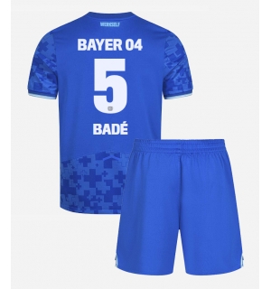 Bayer Leverkusen Loic Bade #5 Tredjedraktsett Barn 2025-26 Kortermet (+ Korte bukser)