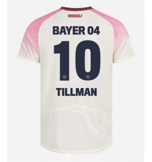 Bayer Leverkusen Malik Tillman #10 Bortedrakt 2025-26 Kortermet