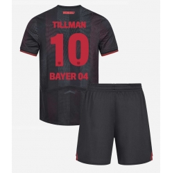 Bayer Leverkusen Malik Tillman #10 Hjemmedraktsett Barn 2025-26 Kortermet (+ Korte bukser)