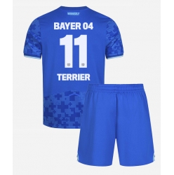 Bayer Leverkusen Martin Terrier #11 Tredjedraktsett Barn 2025-26 Kortermet (+ Korte bukser)
