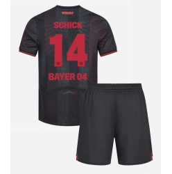 Bayer Leverkusen Patrik Schick #14 Hjemmedraktsett Barn 2025-26 Kortermet (+ Korte bukser)