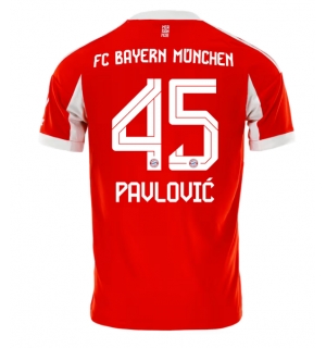Bayern Munich Aleksandar Pavlovic #45 Hjemmedrakt 2025-26 Kortermet