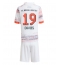Bayern Munich Alphonso Davies #19 Bortedraktsett Barn 2025-26 Kortermet (+ Korte bukser)