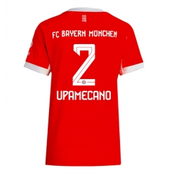 Bayern Munich Dayot Upamecano #2 Hjemmedrakt Dame 2025-26 Kortermet