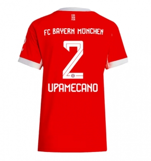 Bayern Munich Dayot Upamecano #2 Hjemmedrakt Dame 2025-26 Kortermet