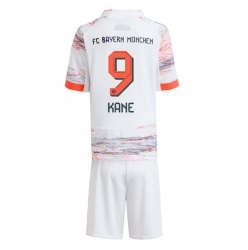 Bayern Munich Harry Kane #9 Bortedraktsett Barn 2025-26 Kortermet (+ Korte bukser)