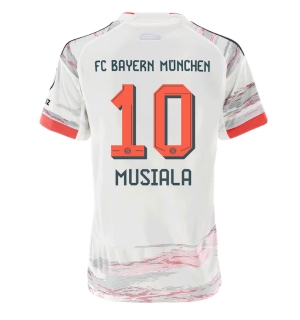 Bayern Munich Jamal Musiala #10 Bortedrakt Dame 2025-26 Kortermet