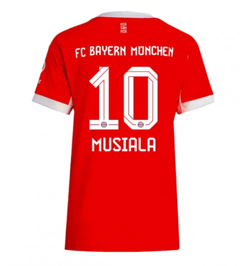 Bayern Munich Jamal Musiala #10 Hjemmedrakt Dame 2025-26 Kortermet Bayern Munich Jamal Musiala #10 Hjemmedrakt Dame 2025-26 Kortermet