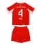Bayern Munich Jonathan Tah #4 Hjemmedraktsett Barn 2025-26 Kortermet (+ Korte bukser)