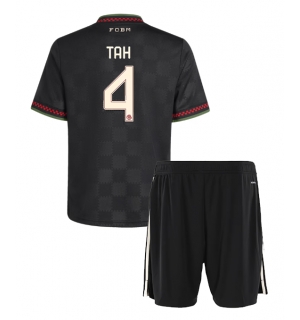 Bayern Munich Jonathan Tah #4 Tredjedraktsett Barn 2025-26 Kortermet (+ Korte bukser)