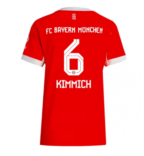 Bayern Munich Joshua Kimmich #6 Hjemmedrakt Dame 2025-26 Kortermet Bayern Munich Joshua Kimmich #6 Hjemmedrakt Dame 2025-26 Kortermet