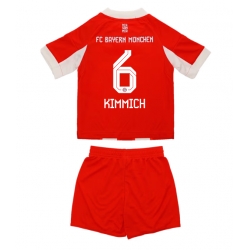 Bayern Munich Joshua Kimmich #6 Hjemmedraktsett Barn 2025-26 Kortermet (+ Korte bukser)