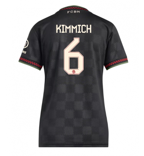 Bayern Munich Joshua Kimmich #6 Tredjedrakt Dame 2025-26 Kortermet Bayern Munich Joshua Kimmich #6 Tredjedrakt Dame 2025-26 Kortermet