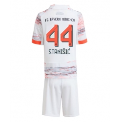 Bayern Munich Josip Stanisic #44 Bortedraktsett Barn 2025-26 Kortermet (+ Korte bukser)