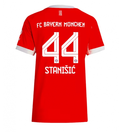 Bayern Munich Josip Stanisic #44 Hjemmedrakt Dame 2025-26 Kortermet Bayern Munich Josip Stanisic #44 Hjemmedrakt Dame 2025-26 Kortermet
