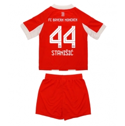 Bayern Munich Josip Stanisic #44 Hjemmedraktsett Barn 2025-26 Kortermet (+ Korte bukser)