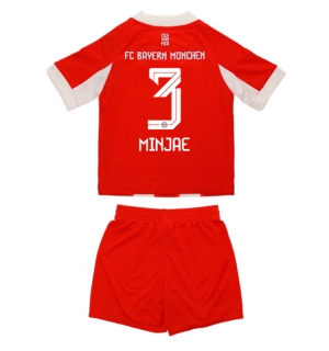 Bayern Munich Kim Min-jae #3 Hjemmedraktsett Barn 2025-26 Kortermet (+ Korte bukser)