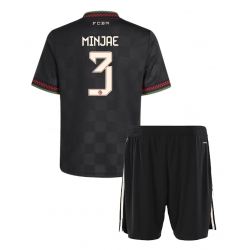 Bayern Munich Kim Min-jae #3 Tredjedraktsett Barn 2025-26 Kortermet (+ Korte bukser)