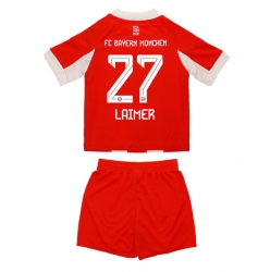 Bayern Munich Konrad Laimer #27 Hjemmedraktsett Barn 2025-26 Kortermet (+ Korte bukser)